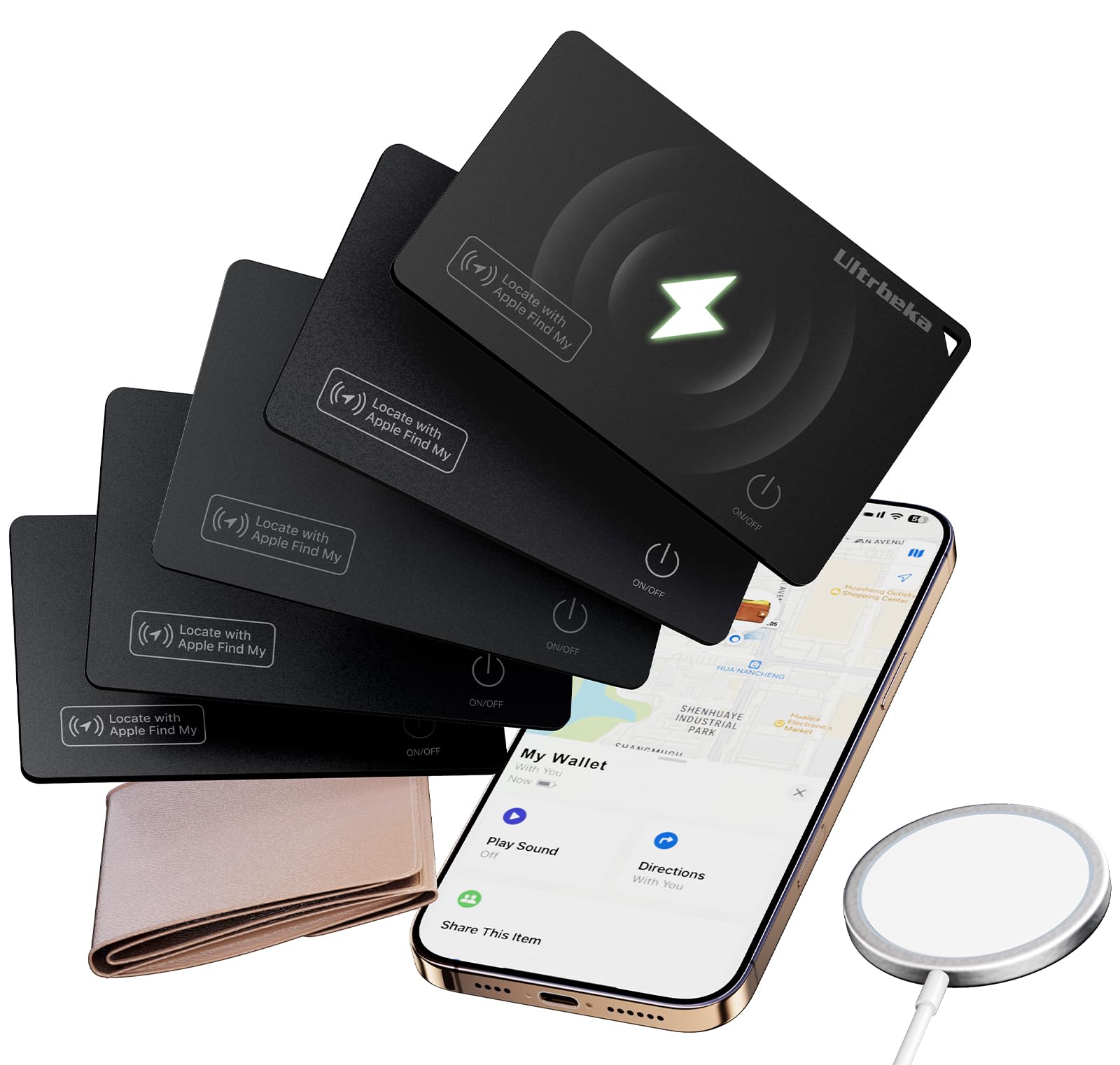 Amazon.com: Ultrbeka Wallet Tracker Card IP68 Waterproof
