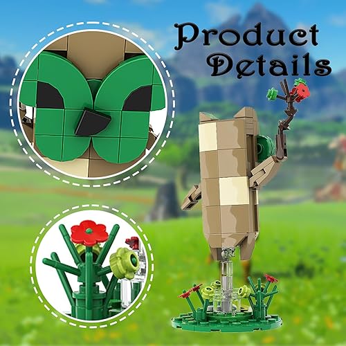 Miniatura 5 de Korok - Juego de construcción para adultos y niños, colección de jugadores de Yahaha, bloques de construcción creativos, juguete único, BOTW Hestu,