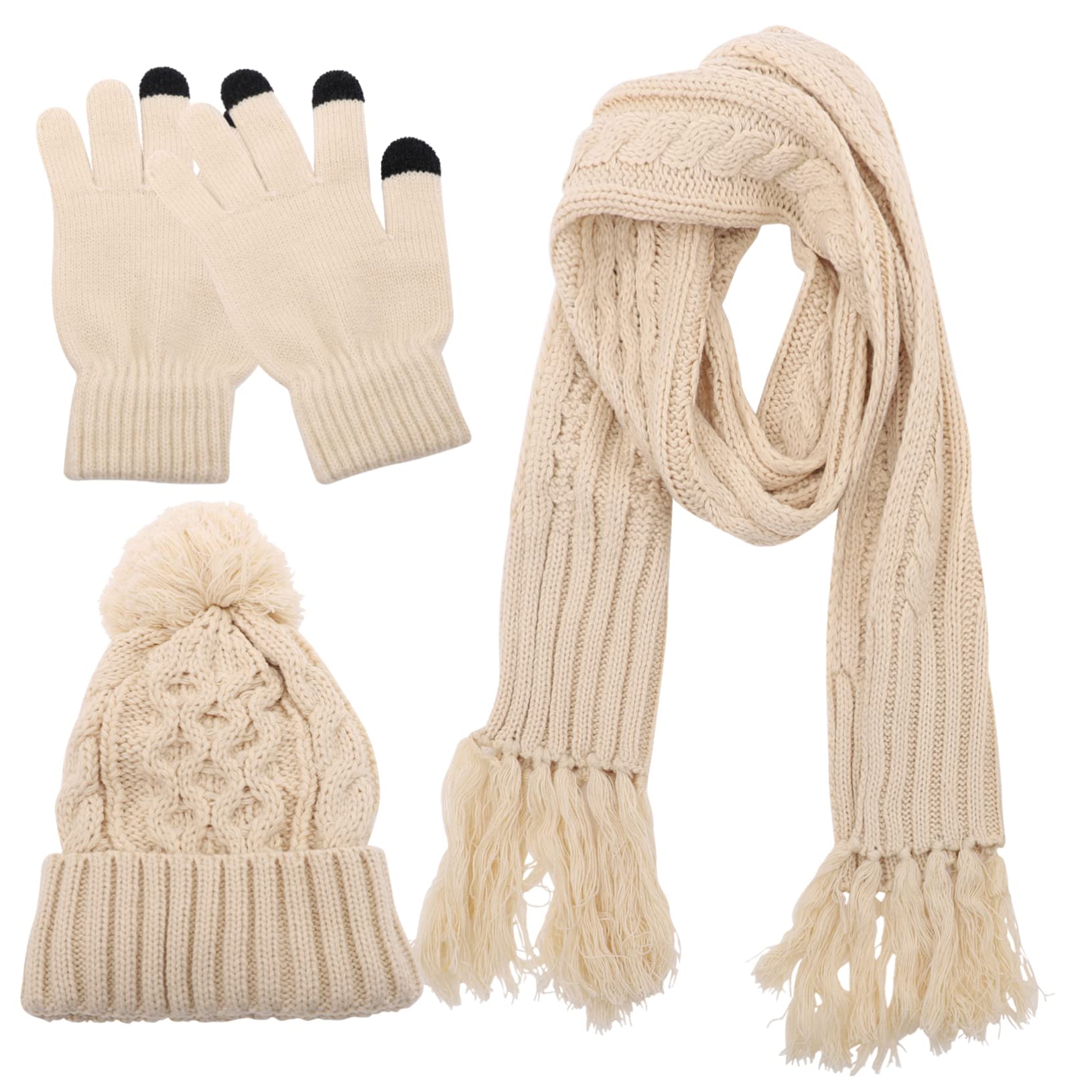 Cappello Di Lana Autunno Inverno Cappelli e Guanti Invernali Accessori Invernali Guanti Da Esterno Guanti Da Donna Guanti a Maglia Guanti Da Sci Guanti Per Costumi Filato