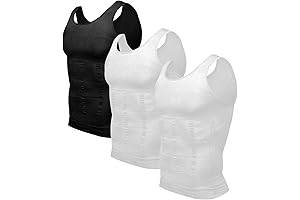 Mens Spanx Shirt: Tummy Vest Thermal Compression Shirt Tank Top Shapewear