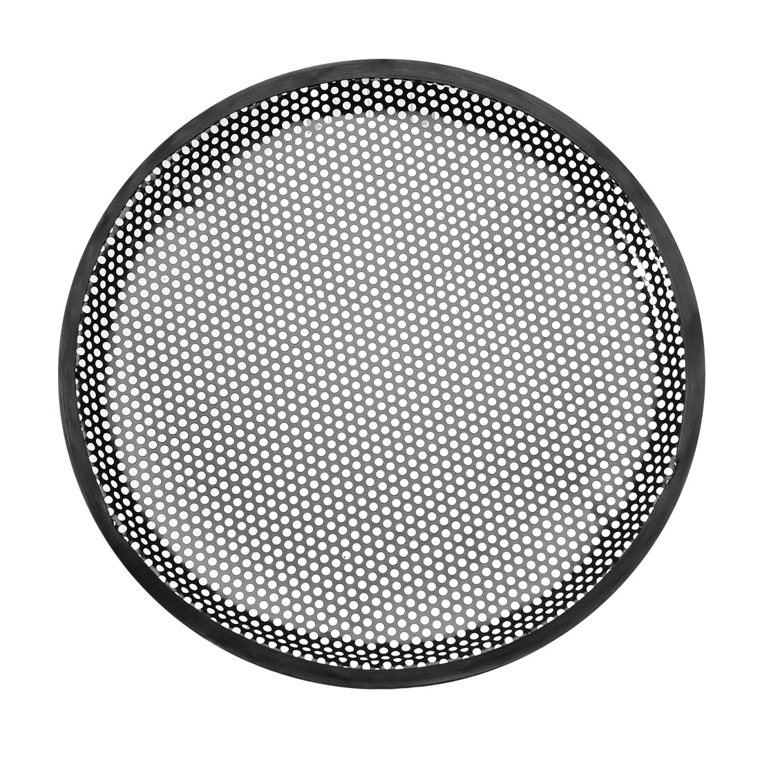 sourcing map 2Pcs 12" Grille Haut-Parleur Gaufre Métal Maille Audio Subwoofer Garde Protecteur Couverture avec Clips Vis
