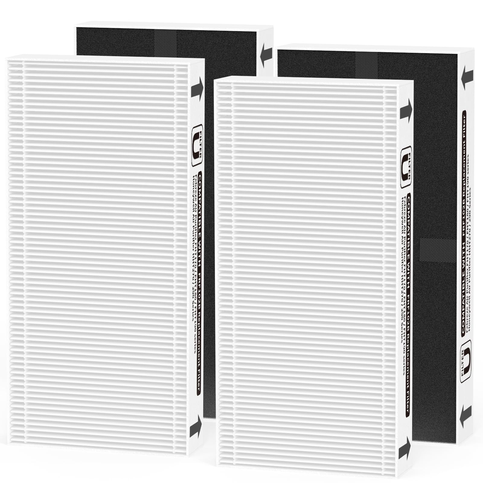 SAKEGDY 4 Pack HRF201BC HEPA-Type Replacement Filter U sold price at auction in Canada