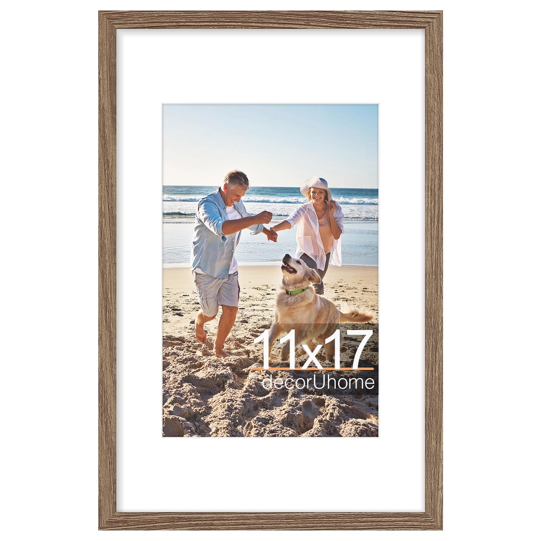 Photo 1 of decorUhome 11x17 Picture Frame with Mat