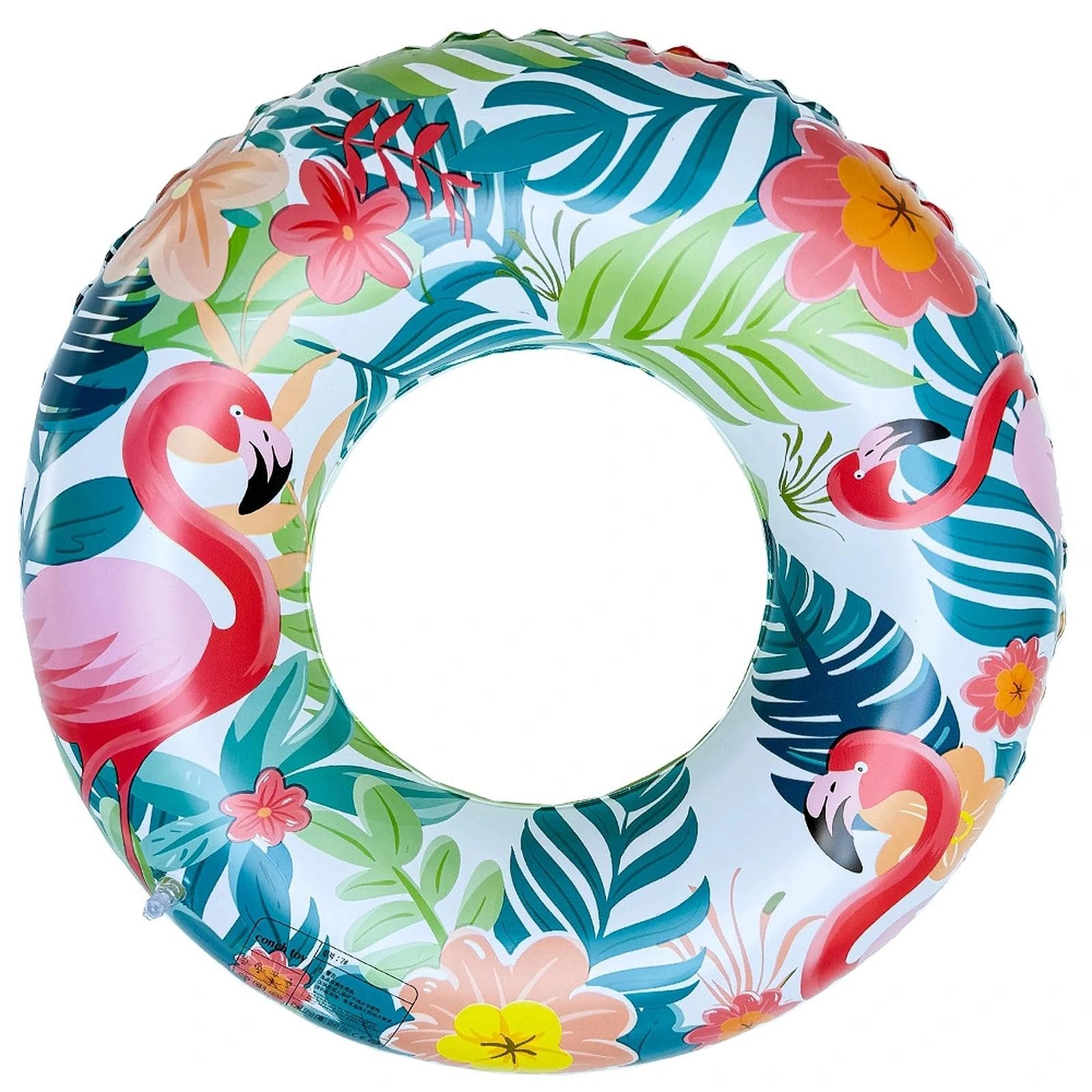 HUANYO Inflatable Flamingo Swim Ring for Adults - Durable Rubber Pool Float, Summer Beach Swimming Pool Tubes, Party Toys for Water Sports, Pool Hammock & Lake