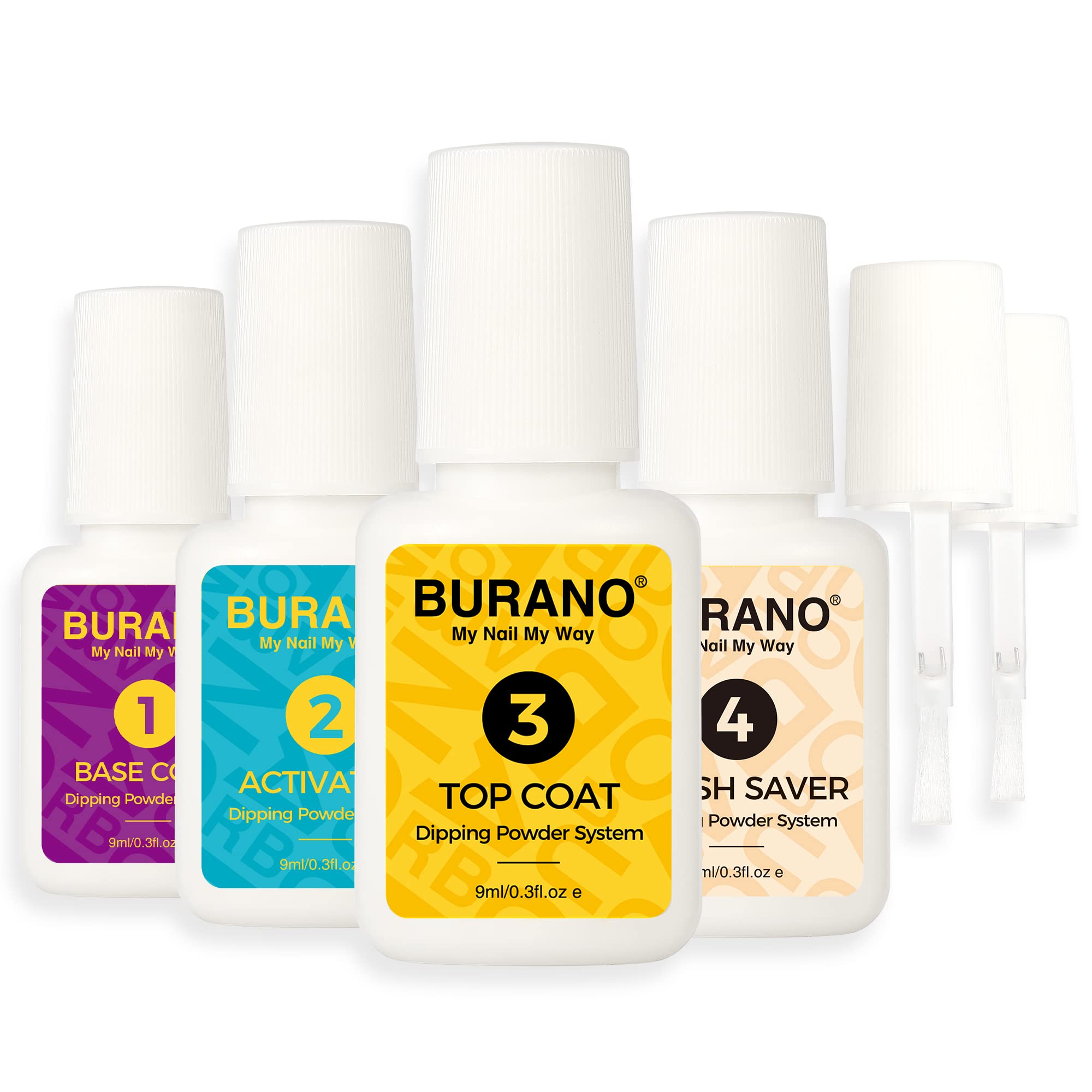 BURANO Dip Powder Liquid Set Nail Gel Design 9ml