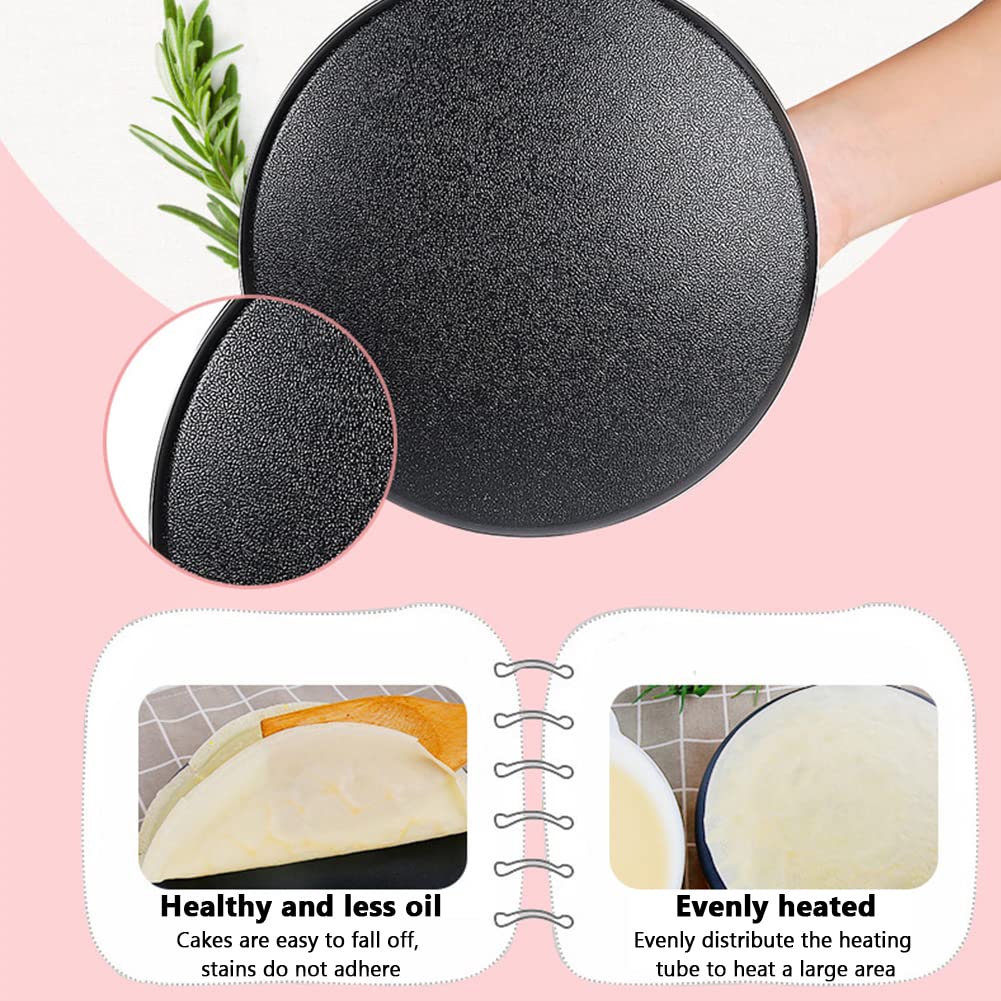 Pequeño creador de crepé, Fabricante de panqueques eléctricos inalámbricos con tazón de batería, Adecuado para panqueques, panqueques, Tortillas