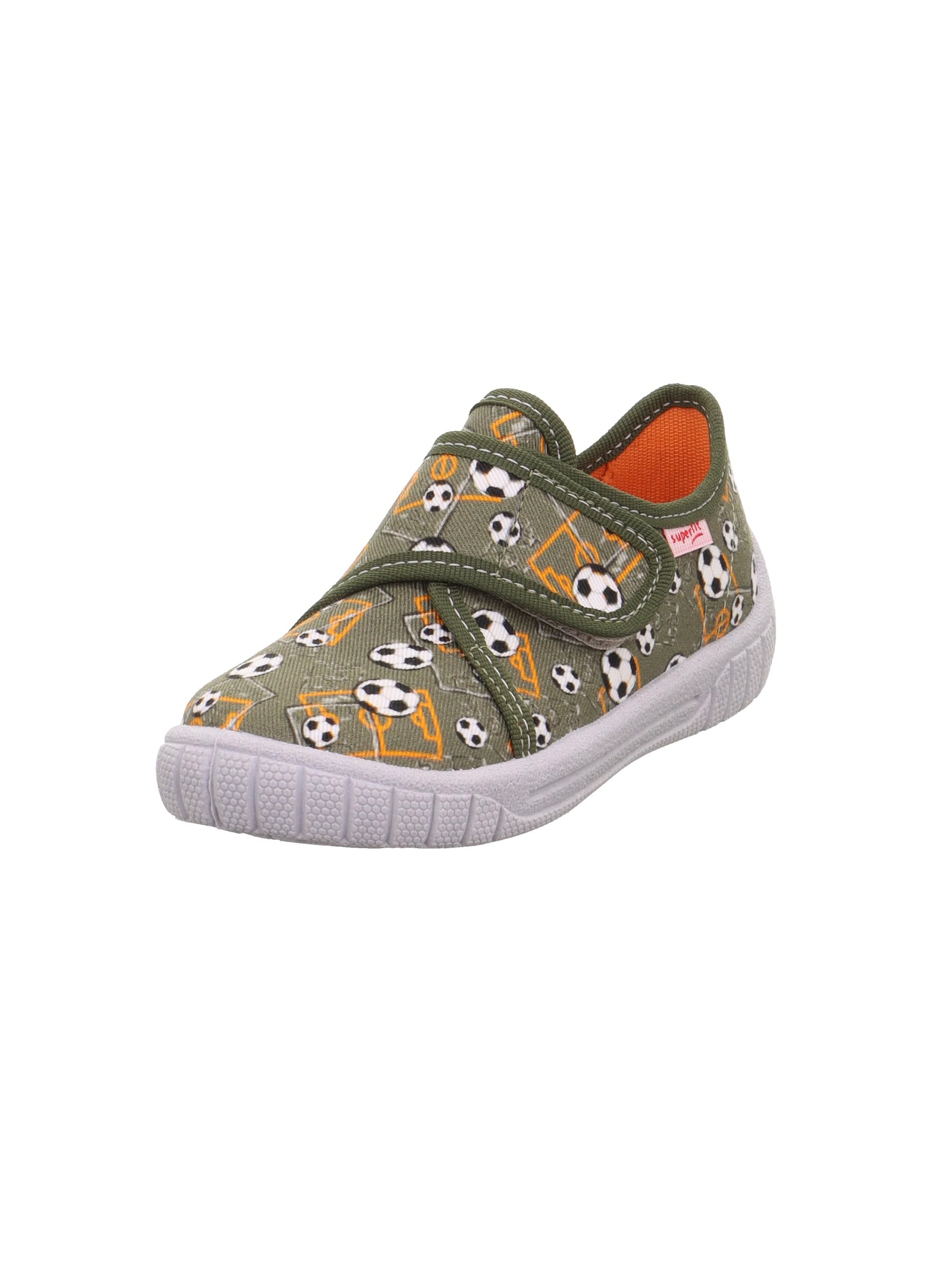 Superfit Jungen Bill 1-000279 Hausschuhe, Grün Mehrfarbig 7040, 24 EU