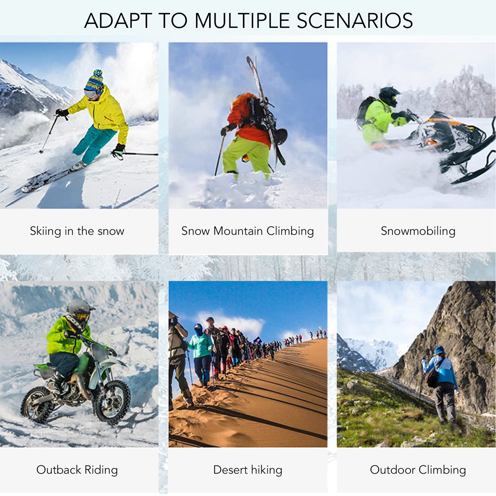 Lunettes de Ski pour Enfants, Verres à revêtement HD, Protection résistante aux Chocs, Lunettes de Ski résistantes aux Chocs, Conception pour Le Ski pour Enfants