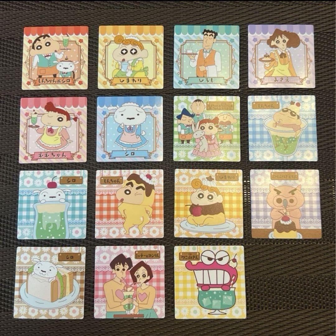 クレヨンしんちゃん チョコビーシールセット 17枚　レトロ クレヨンしんちゃん チョコビ シール セット - メルカリ