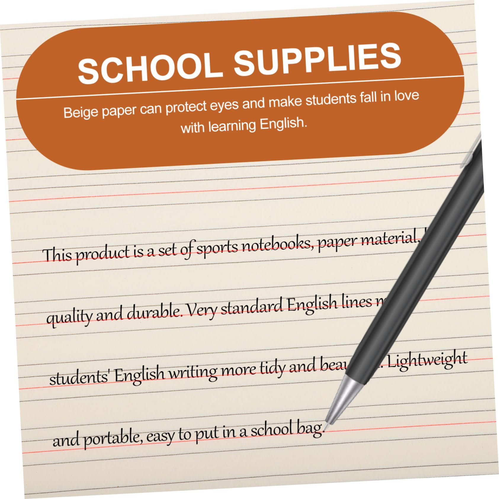 SEWACC Notizbücher 10 Stück-pack aus Papier, Schulhefte zum Schreiben | Schulanfang Deko, Übungspapier für Handschrift, Handschriftbücher für Lehrer und Kinder