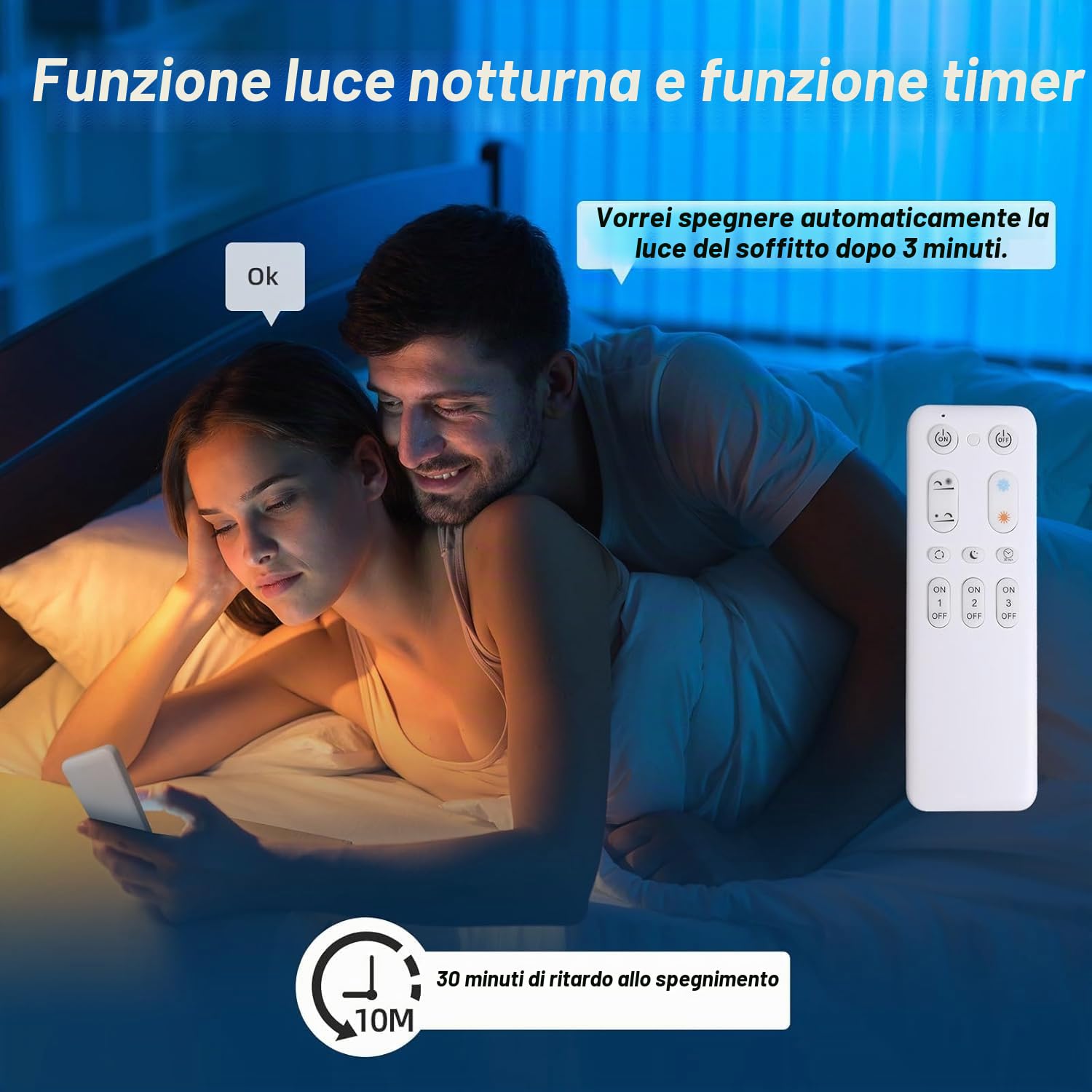 ANTENLICHT Plafoniera LED Soffitto Moderna 40W Dimmerabile con Telecomando 2700-6500K, Funzione di Memoria, Lampada da Soffitto per Soggiorno, Camera da Letto, Sala da Pranzo, Nero 50x50x5cm