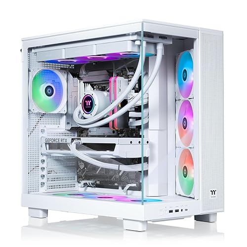 Thermaltake LCGS View 9580S-380XL Gaming Desktop (AMD Ryzen™ 9 9950X3D, ToughRam 32GB DDR5 6000MT/s RGB Memory, NVIDIA® GeForce RTX™ 5080, 2TB NVMe M.2, WiFi, Windows 11) VXLS-X870-580-LCS