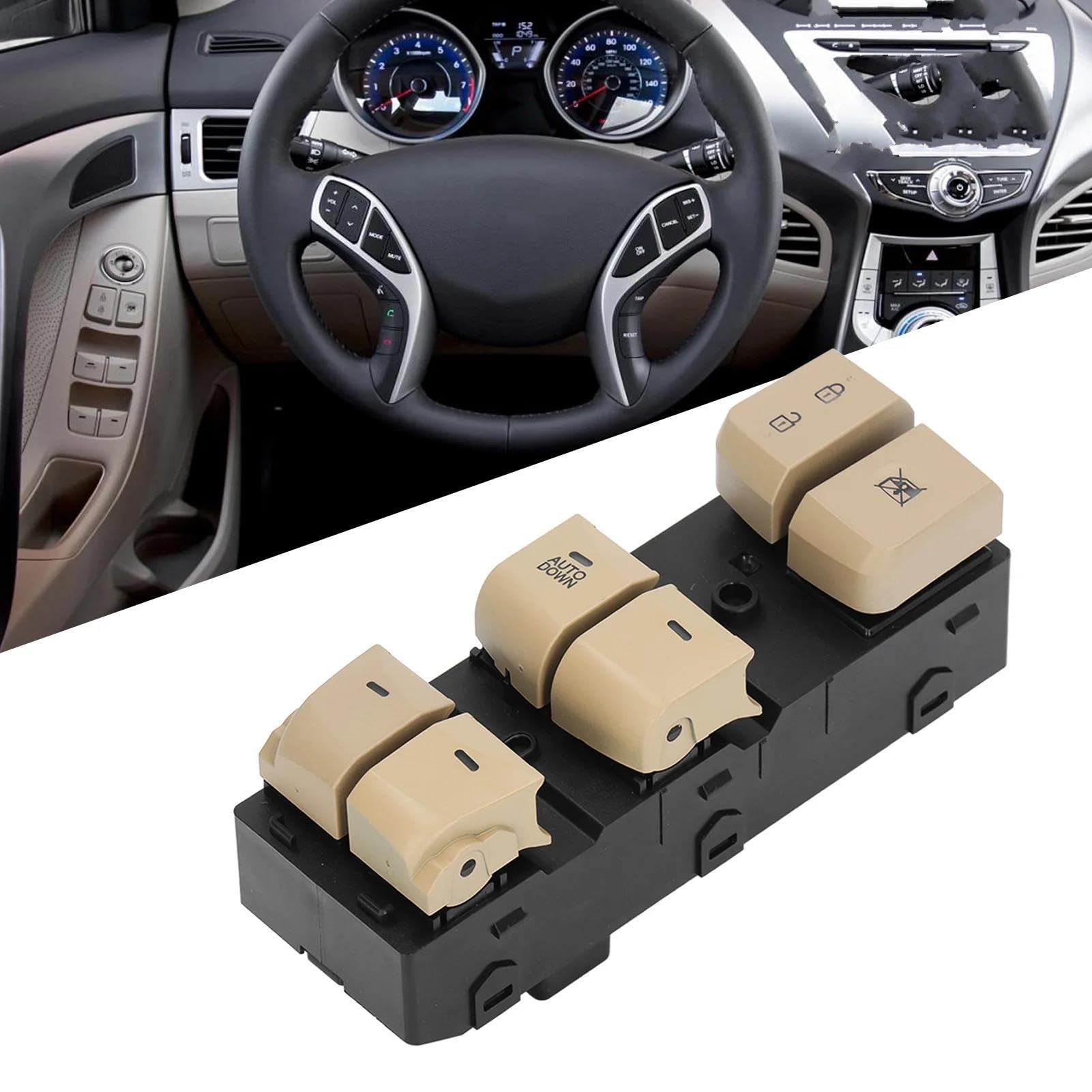 ventanilla Para Hyundai Para Elantra 2011-2015 interruptor