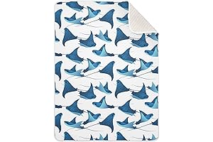 Manta Ray Swaddle Blanket: A Gentle Embrace for Your Little One