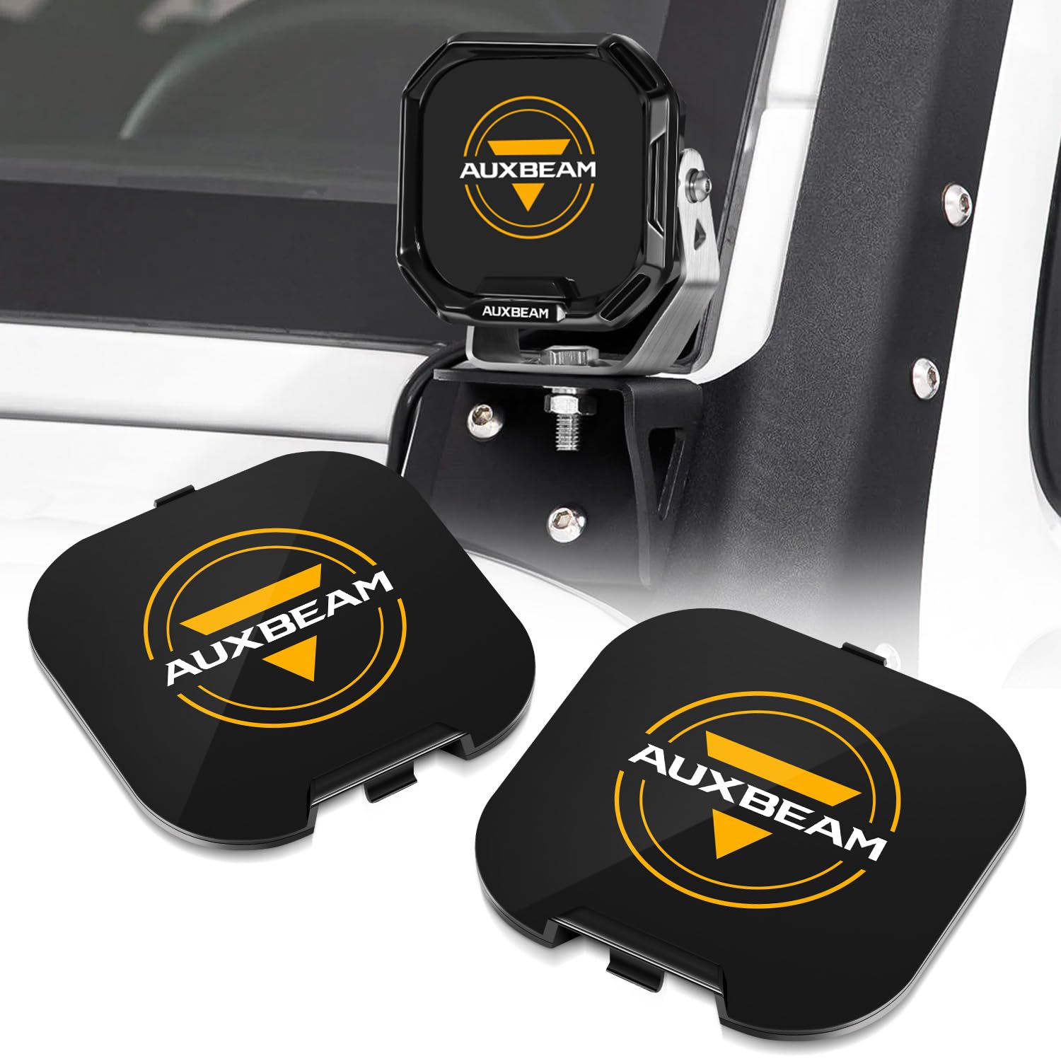 Auxbeam Color Play Series 3" Offroad Light Pods Protective Covers, 2-Pack