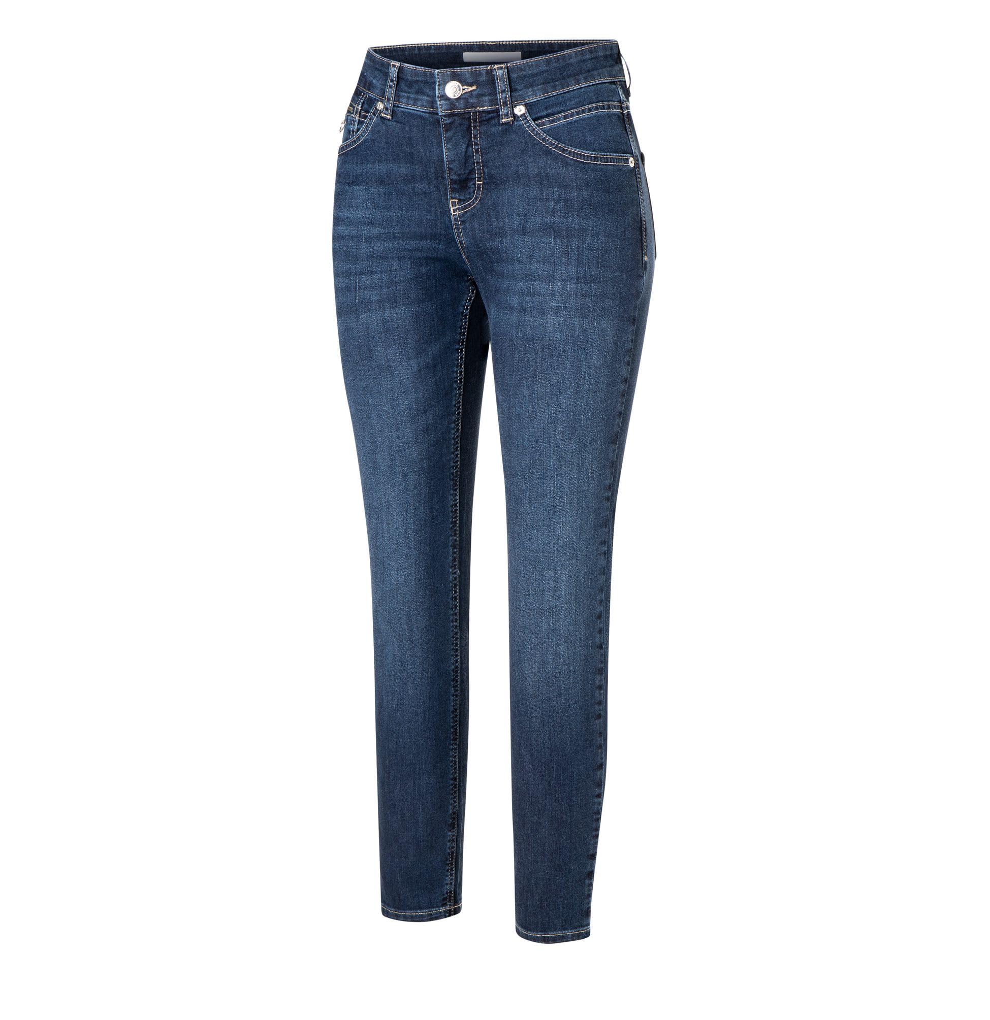 MAC Jeans Damskie dżinsy Slim Spodnie Damskie (5940-90) D845 (New Basic wash), 4430