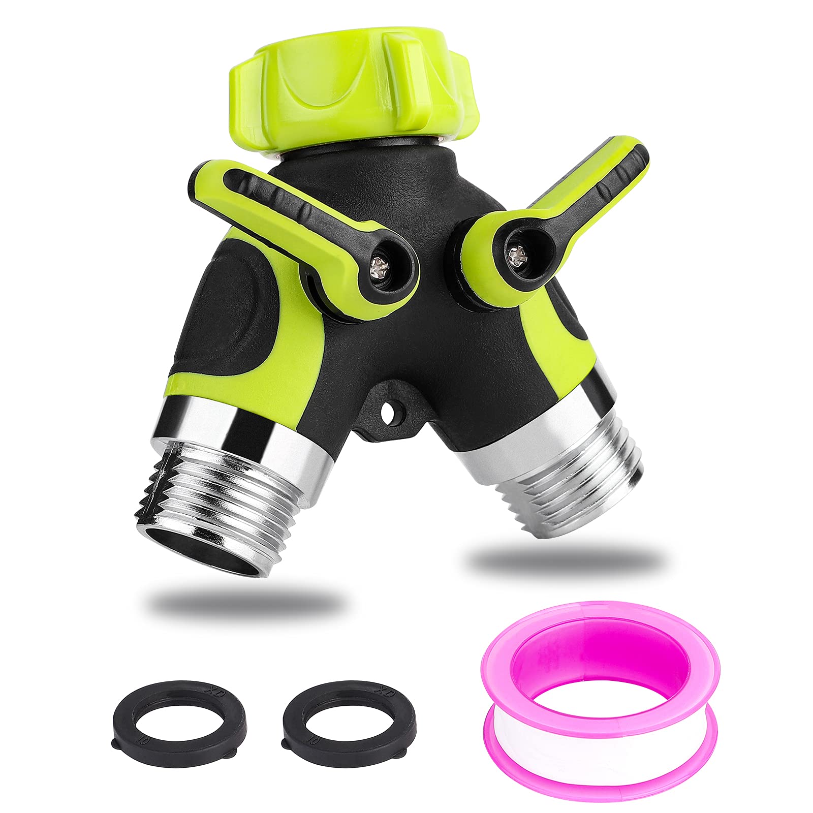 Buy SUPERNIGHT Garden Hose Splitter 2 Way Heavy Duty Upgraded 2021