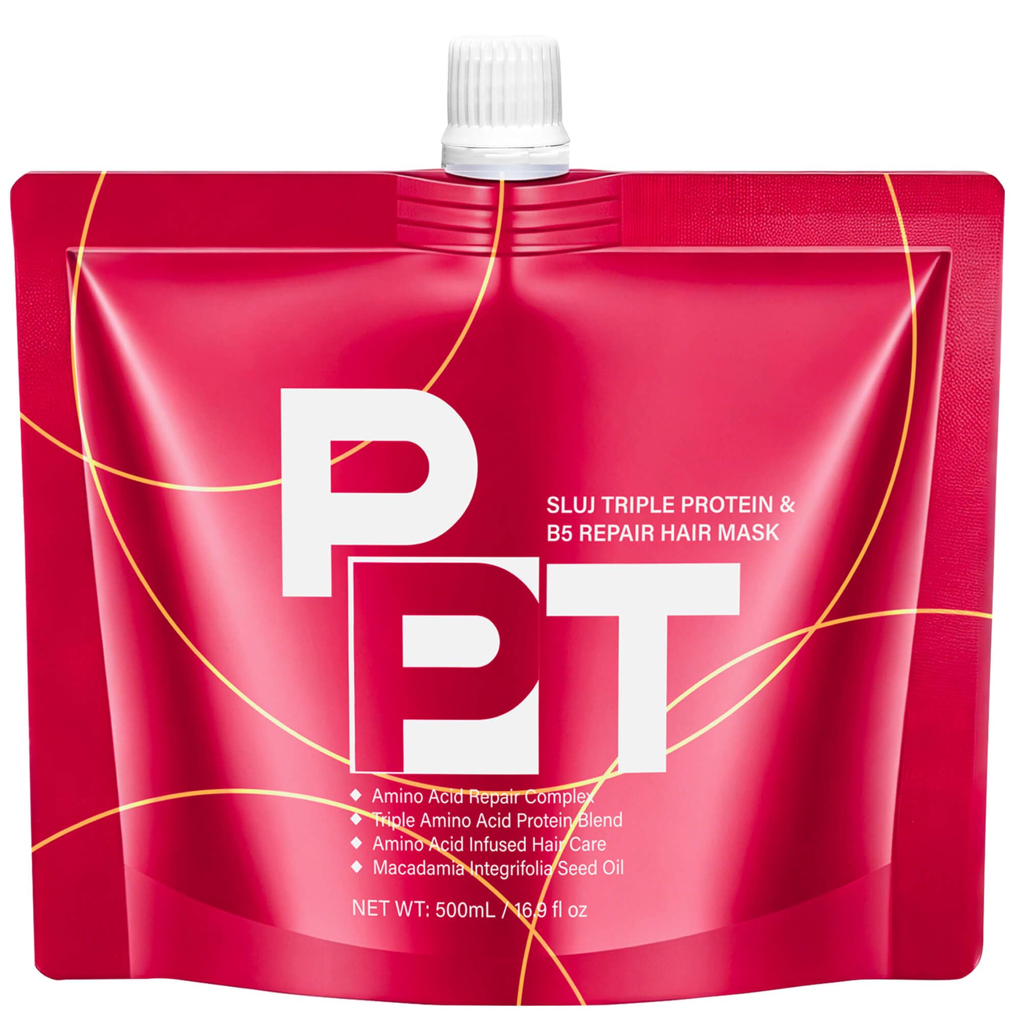 SLUJ Keratin Hair Mask-Triple Protein & B5, Keratin Treatment 16.9 floz