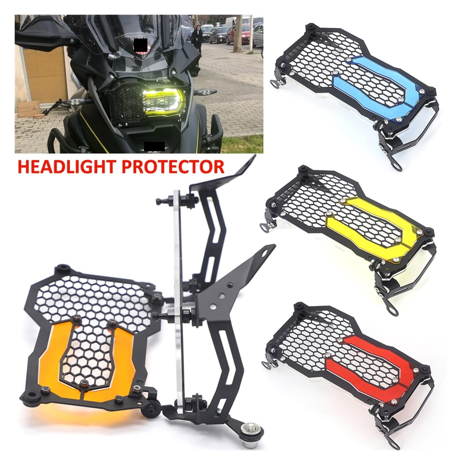 Wunderlich koplampbescherming opklapbaar »CLEAR« - Quispel Motor parts