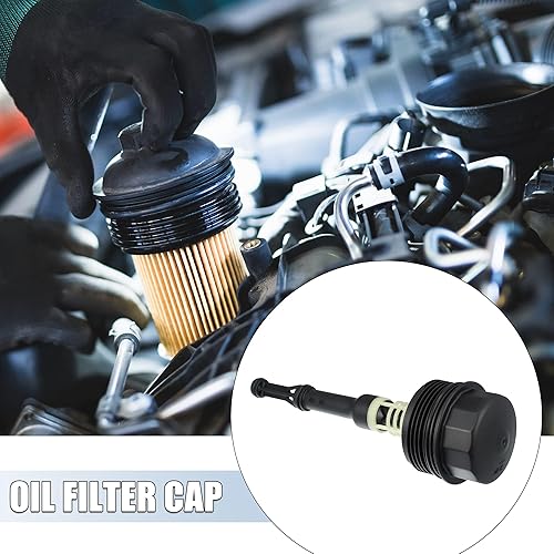 Miniatura 6 de Tapa de carcasa de filtro de aceite A6511800138 Reemplazo para Mercedes Benz OM651 Vito Sprinter W166 W204 W212 C207 R172 6511800138 651 180 01 38