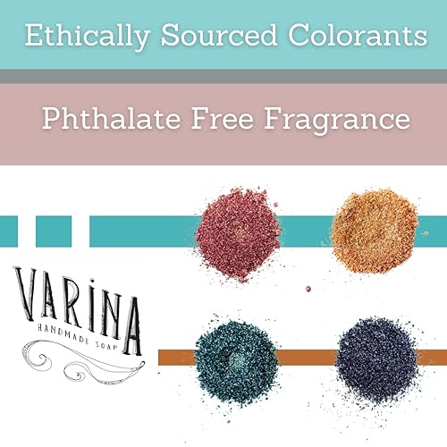 Miniatura 6 de Varina Jabón en barra de campo de trébol verde natural, limpieza suave para pieles sensibles, fresco, paquete de 3, experimenta una piel sana y