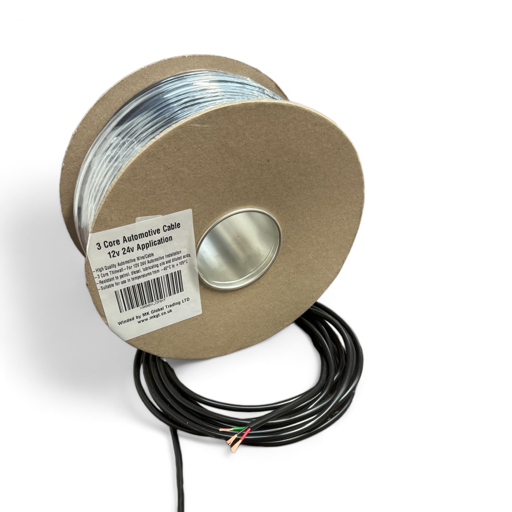 16.5 AMP 1.0mm ROUND 12V 24V 2 Twin Core DC Power Cable Wire Car LED