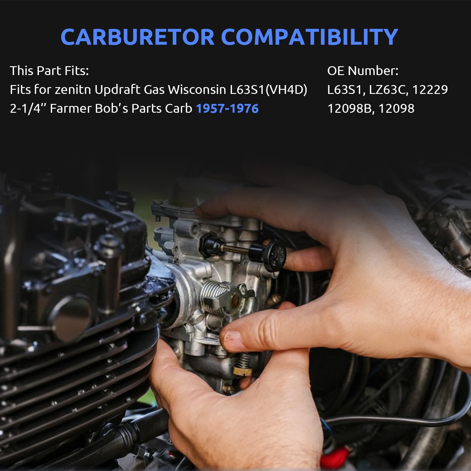 Amazon.com: ﻿12098 Carburetor Fit For Zenith Updraft Gas Wisconsin