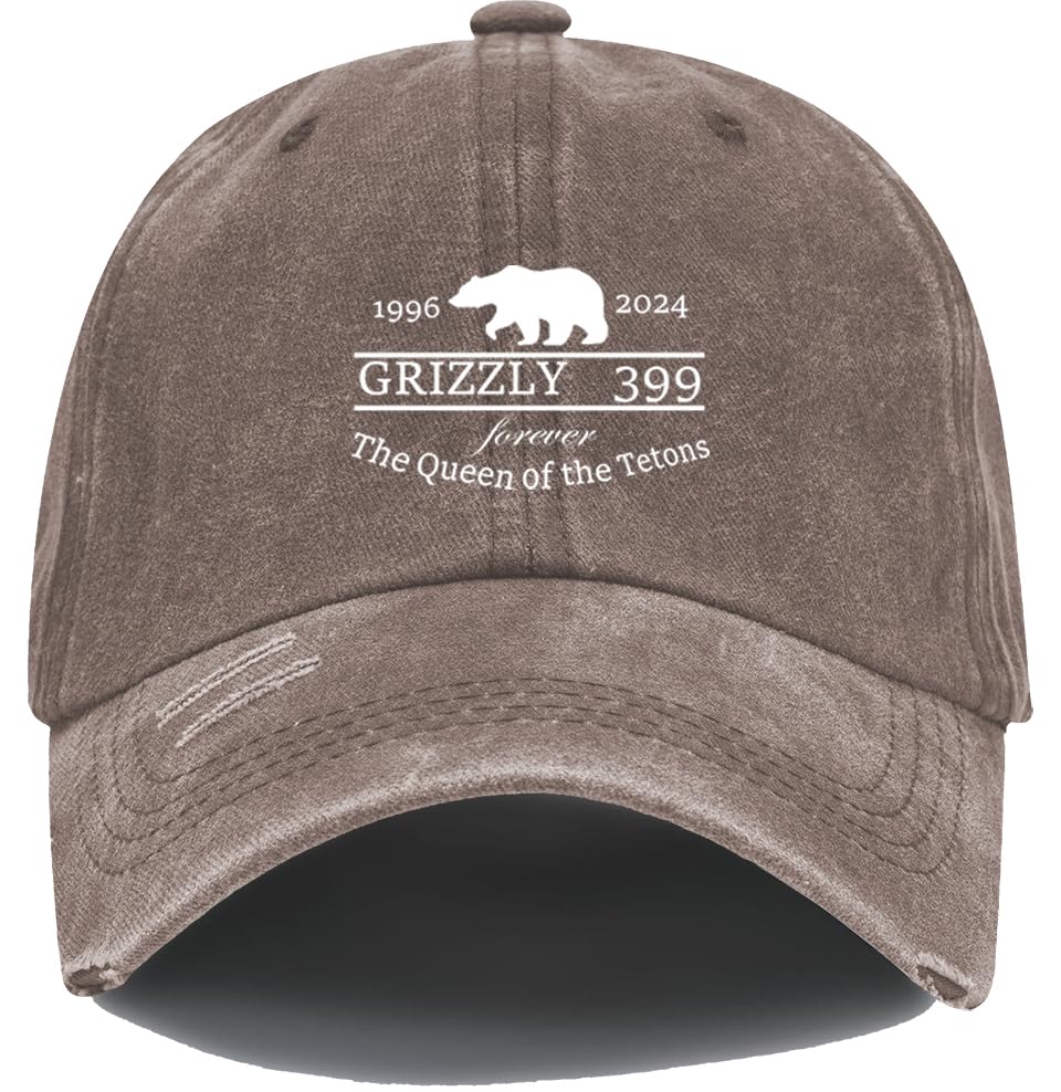 GenericGrizzly 399 Forever The Queen of The Tetons Hat, Grizzly 399 Forever The Queen of The Tetons Cap