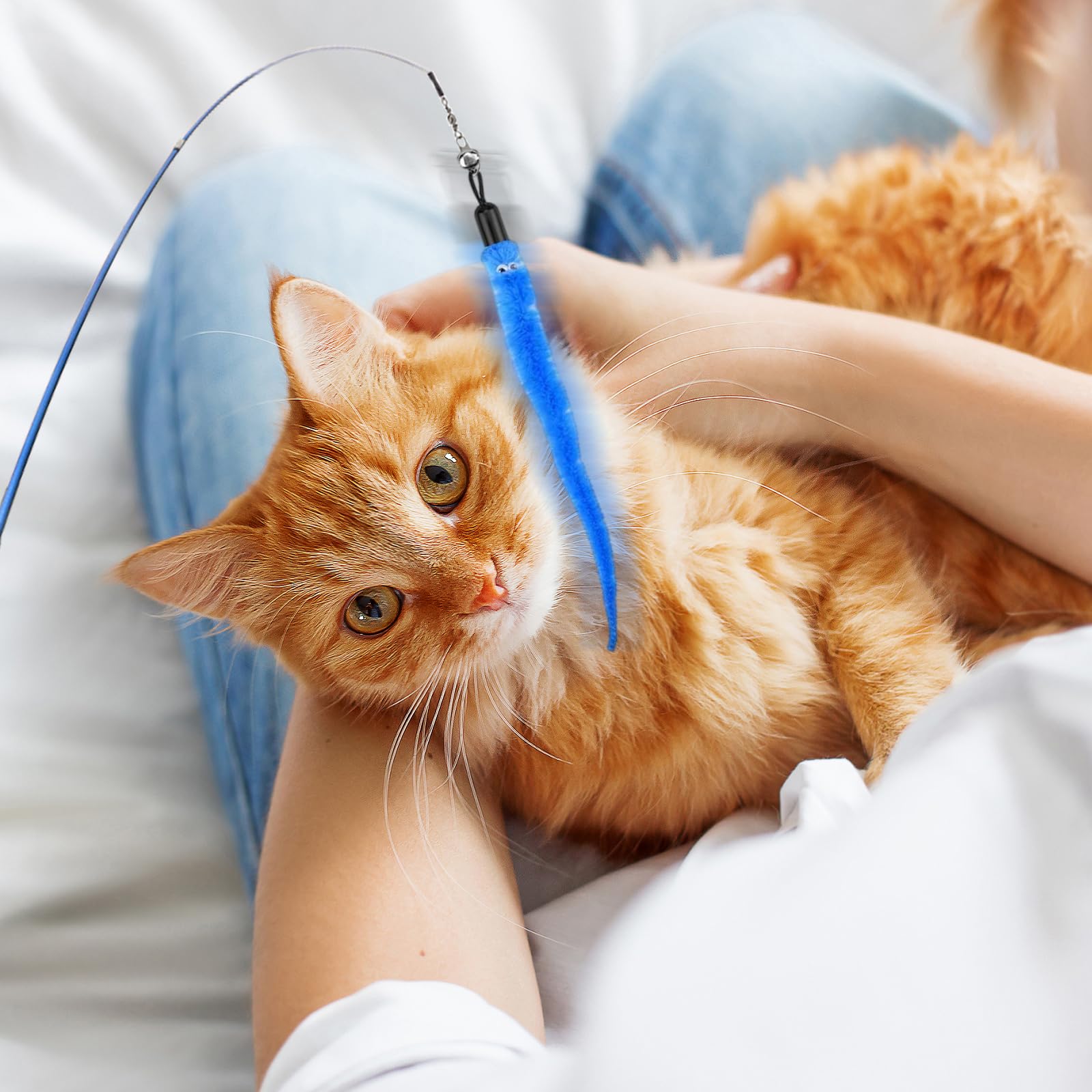 Set di Juguetes para Gatos,39 Piezas Juguetes Gatos con Túnel para Gatos