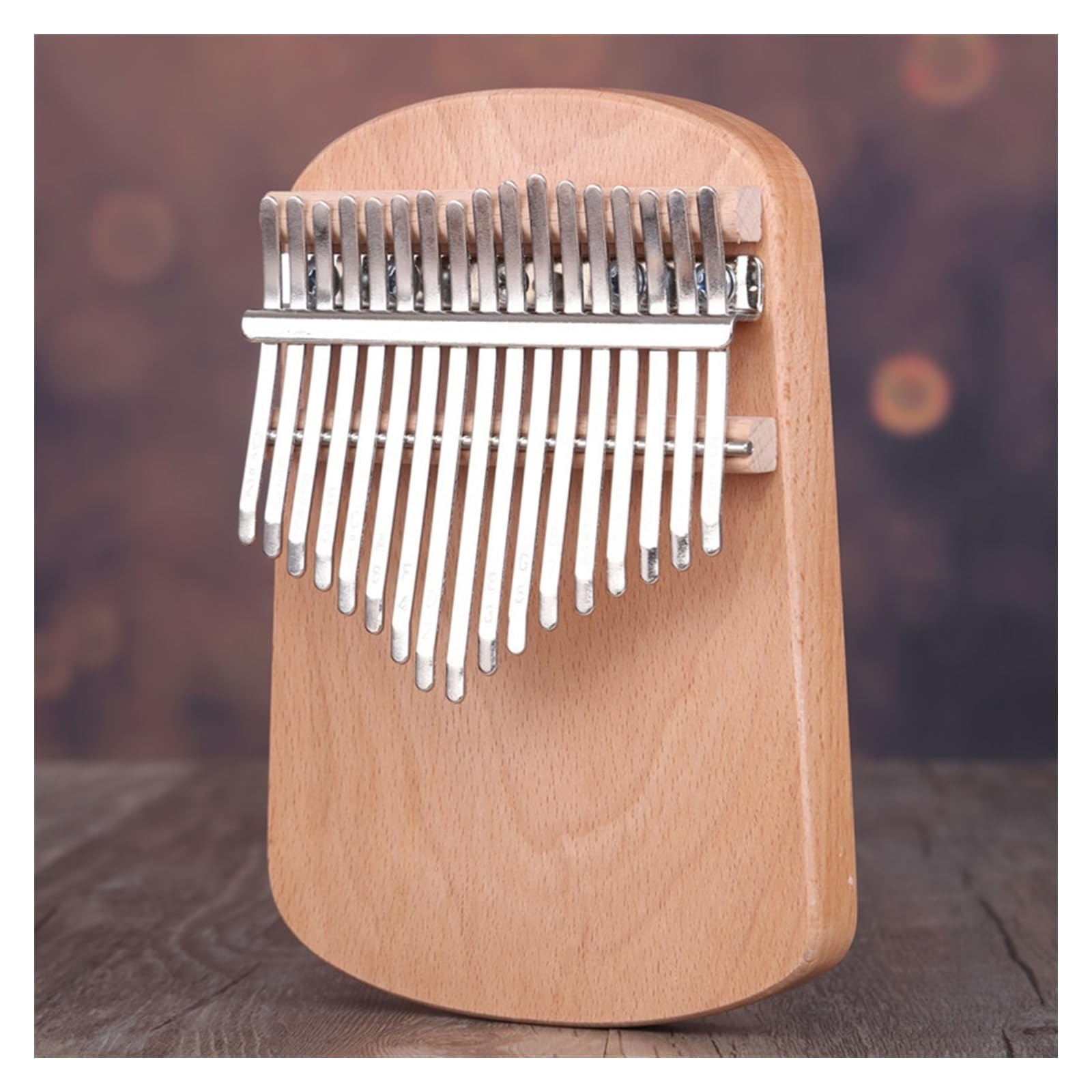 kalimba mini 17-tonowe pianino z litego drewna bukowego 17-tonowe pianino palcowe kalimba 17-tonowe pianino kciukowe kalimba