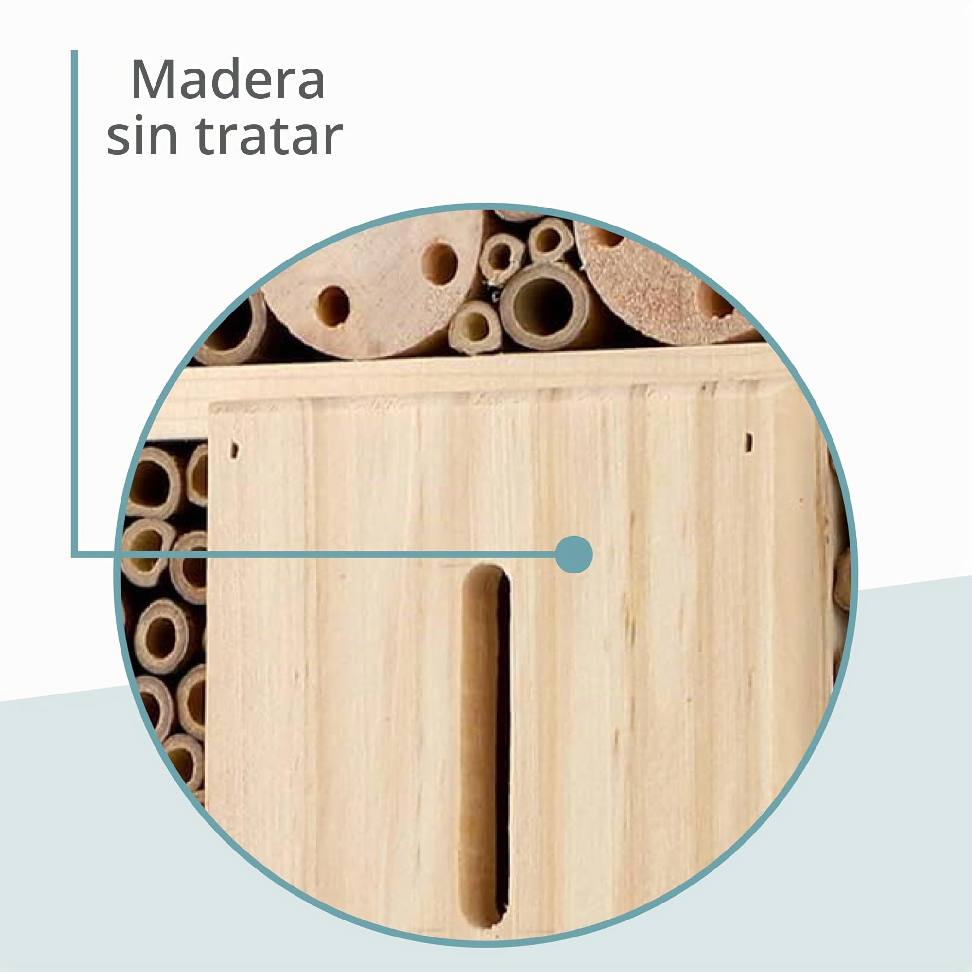 WILDLIFE FRIEND Hotel para Insectos. Casa para Insectos en Madera Natural para Abejas, Mariquitas, crisópidos, Mariposas. Mariposario
