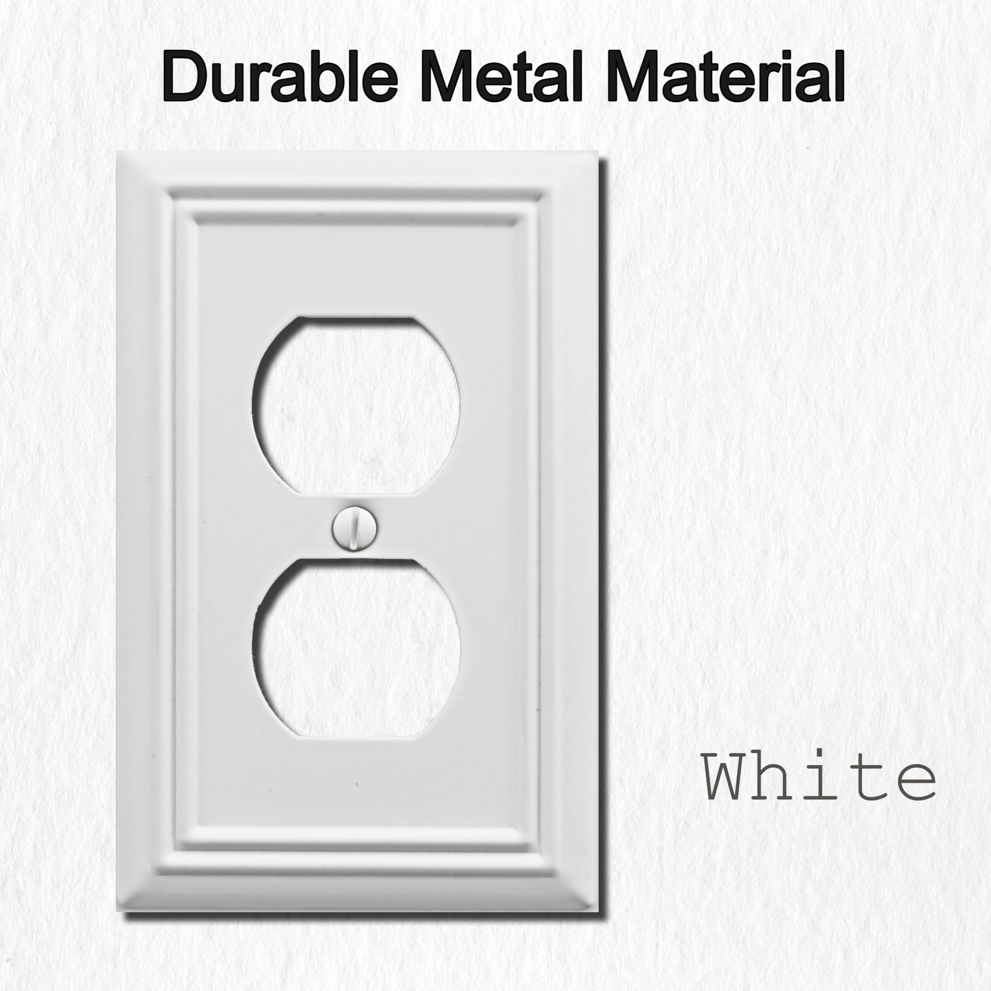 Funkiim Lot De 4 Plaques Murales Décoratives En Métal, Couvercles