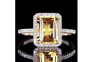 Kuyiuif Emerald Cocktail Ring: Dazzling Radiance in 14K Gold