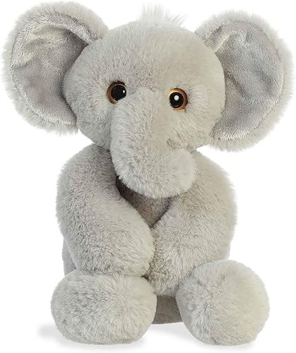 Aurora® Adorable Flopsie™ Ed Elephant™ - Animal de peluche, facilidad para jugar, compañeros intemporales, color gris, 12 pulgadas