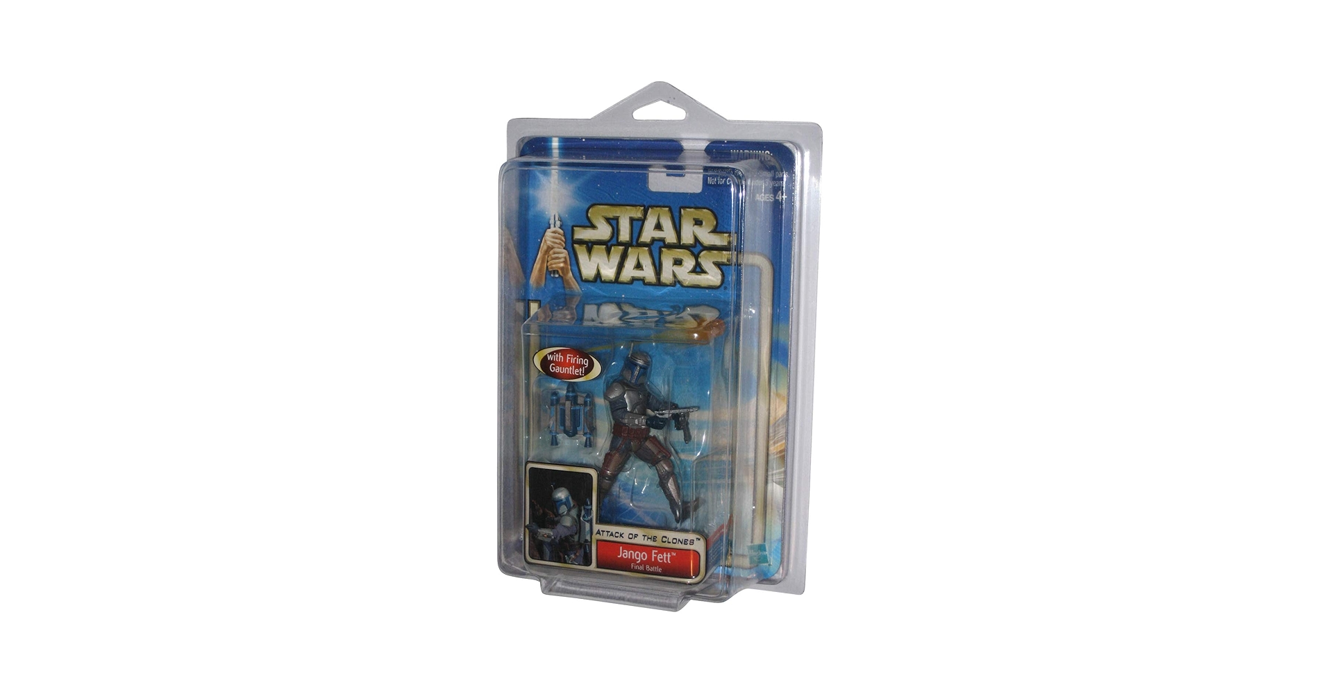 Star Wars Jango Fett アクションフィギュアセット Star Wars: Attack Of The Clones - Jango Fett With Electronic