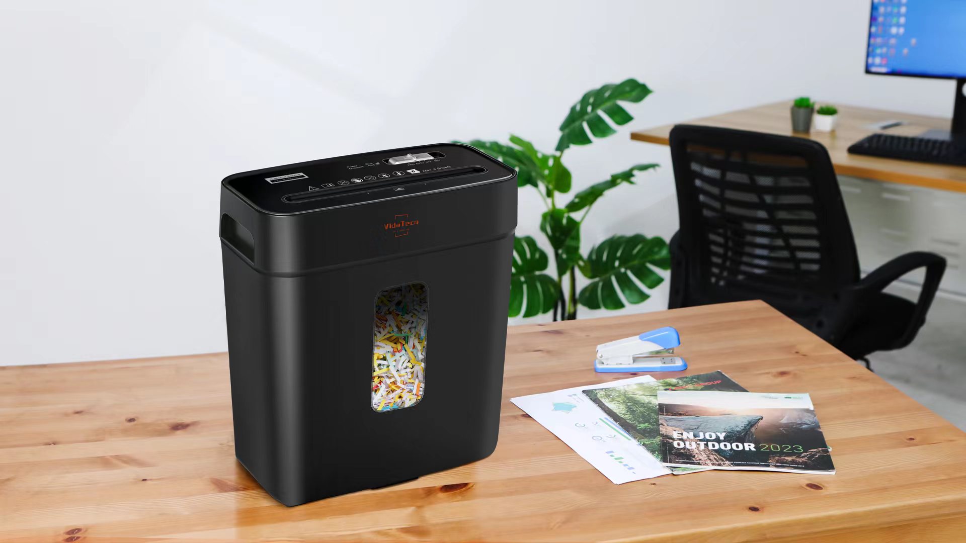 Amazon.com : VidaTeco 6-Sheet Cross Cut Paper Shredder for Home