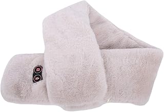 Heated Scarf, with Straps 3 Gears Winter Scarf, USB Breathable for Men Friend Gift Winter Women(Pisa Leaning Tower Type-Khaki)