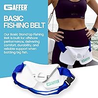 Vista 4 de GAFFER SPORTFISHING Arnés de hombro para cinturón de pesca, soporte de caña de lucha contra peces en alta mar