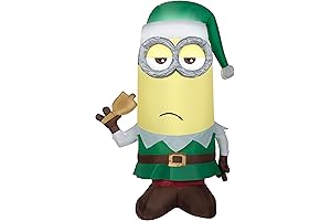 Gemmy Christmas Airblown® Inflatable Elf with Bell