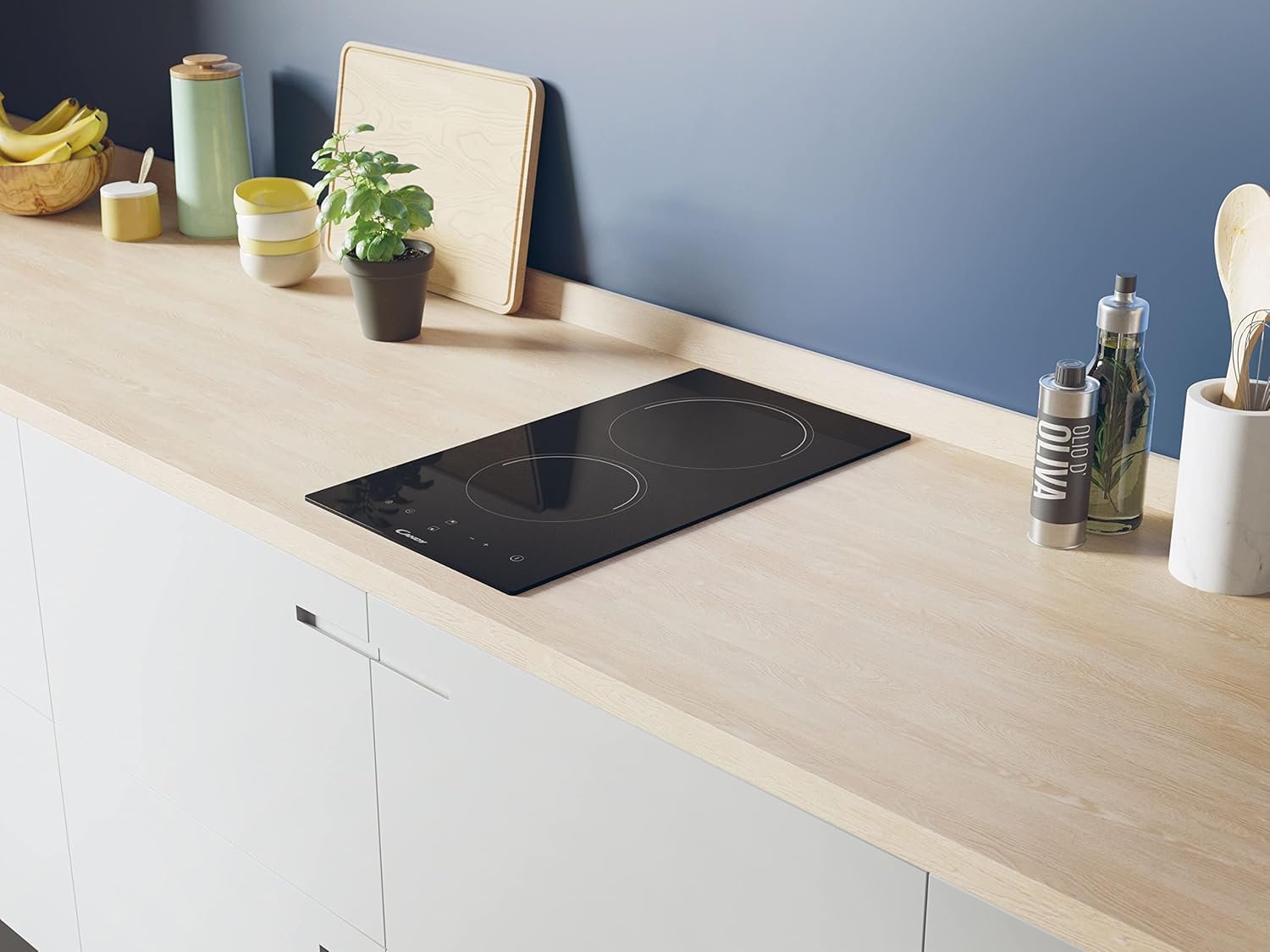 Candy CID 30/G3 Piano Cottura a Induzione, 2 Fuochi, 3500 W, Comandi Touch, Timer Elettronico, Vetroceramica, Blocco Sicurezza, 28,8x52x5,6 cm, Nero Candy CID 30/G3 Piano Cottura a Induzione, 2 Fuochi, 3500 W, Comandi Touch, Timer Elettronico, Vetroceramica, Blocco Sicurezza, 28,8x52x5,6 cm, Nero