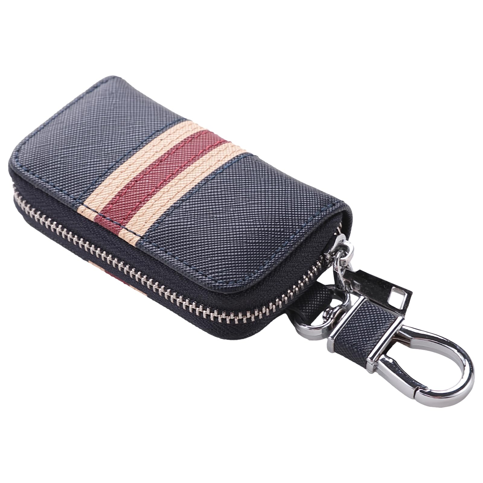 Kuber Industries Key Case|Keychain/Keyring/Key Tag|Car Key Clip, Key Holder, Key Organizer (Blue)-picture-18