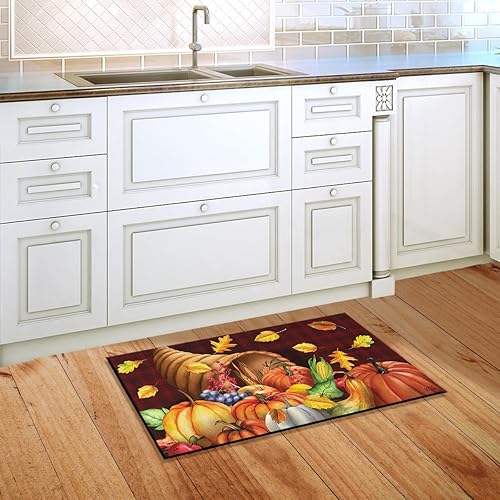 Miniatura 4 de Briarwood Lane Felpudo navideño Fall Bounty Cornucopia