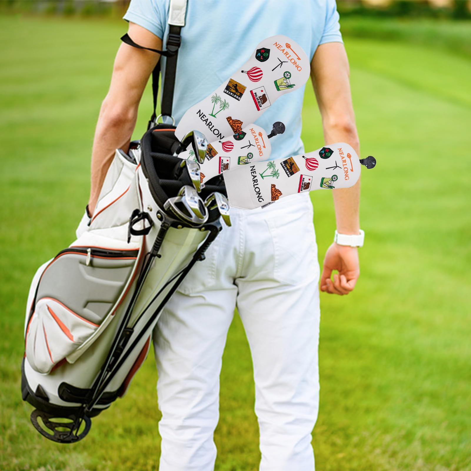 Copertini per la testa di Mallet Putter, Chiesa Putter Mallet - PU POPERTURA PUTTER PUTTER PUTTER PU PUTTER | Avvolgimento protettivo morbido a collo lungo resistente ai graffi per uomini professionis
