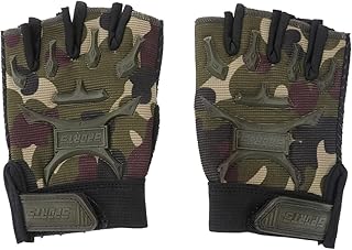 1 Pair Kids Bike Gloves Fishing Gloves Fingerless Gloves Kids Cycling Gloves Cold Weather Gloves Monkey Bar Kids Half Finger Sports Gloves Sports Gloves for Kids Half Finger Gloves