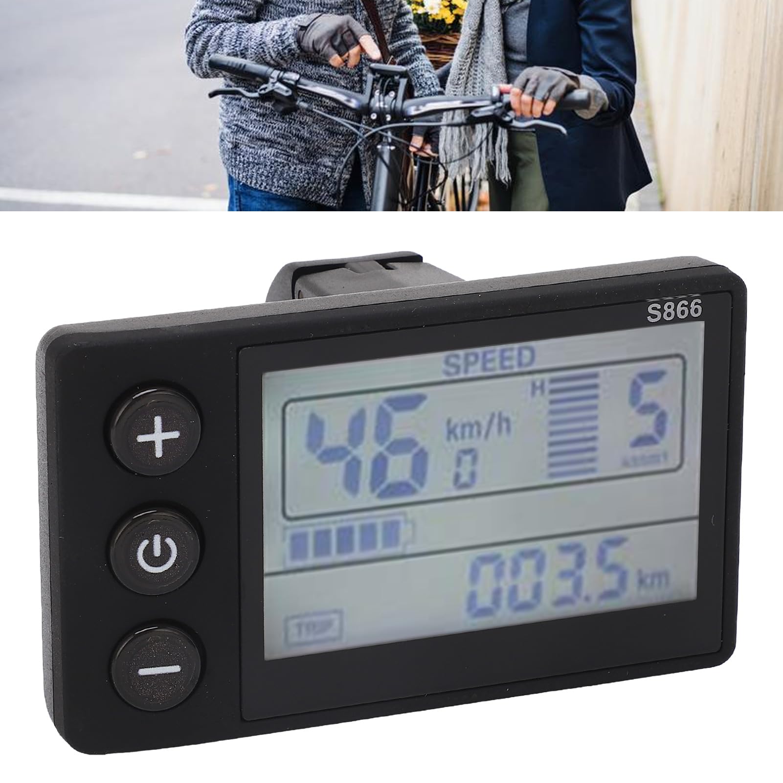 Amazon | 電動自転車 S866 液晶ディスプレイ 24V 36V 48V 60V 防水電動