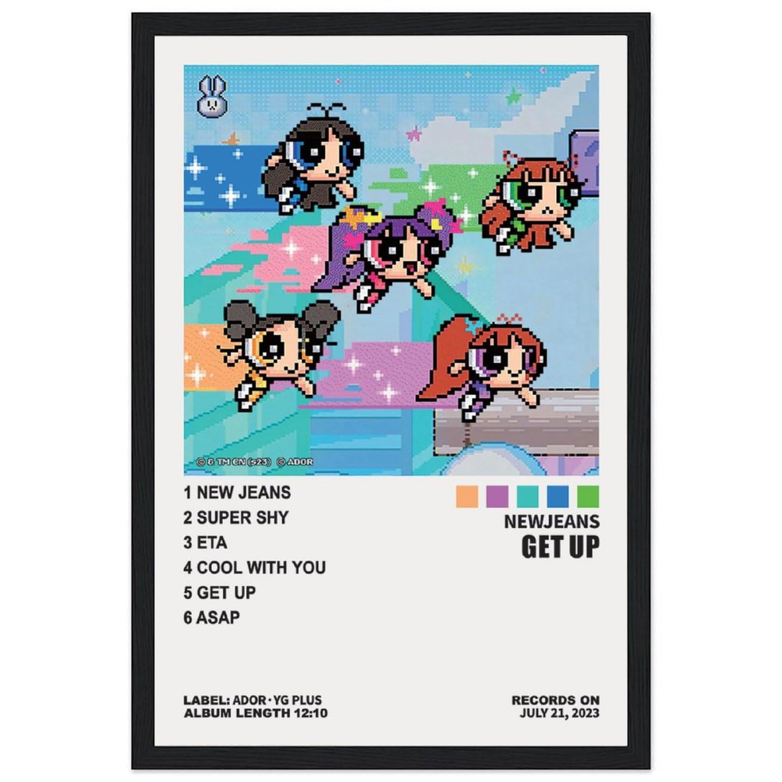 Amazon.co.jp: Wigonda アルバムカバーポスター NewJeans ポスター Get