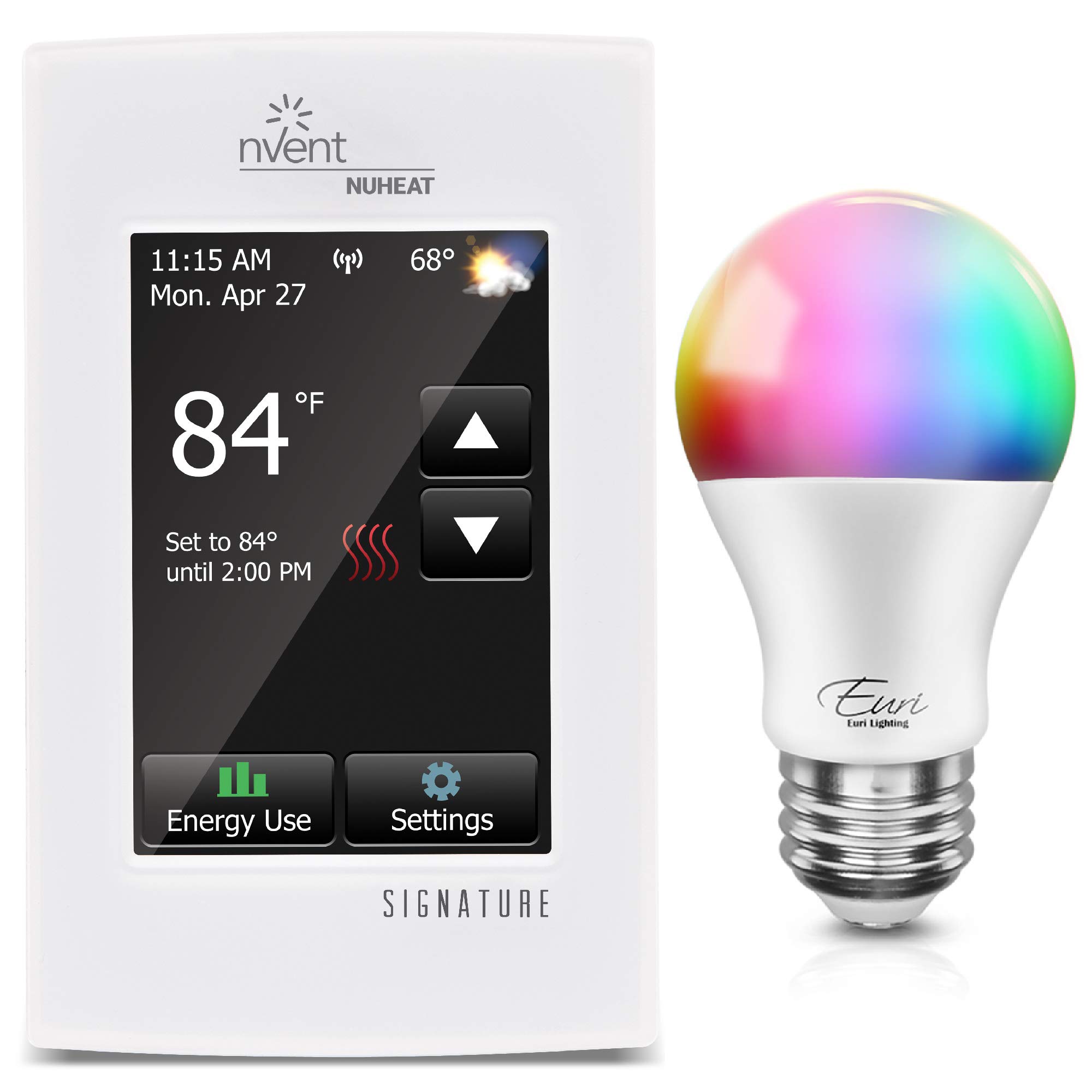 Buy Nuheat SIGNATURE Programmable DualVoltage Thermostat with WiFi and