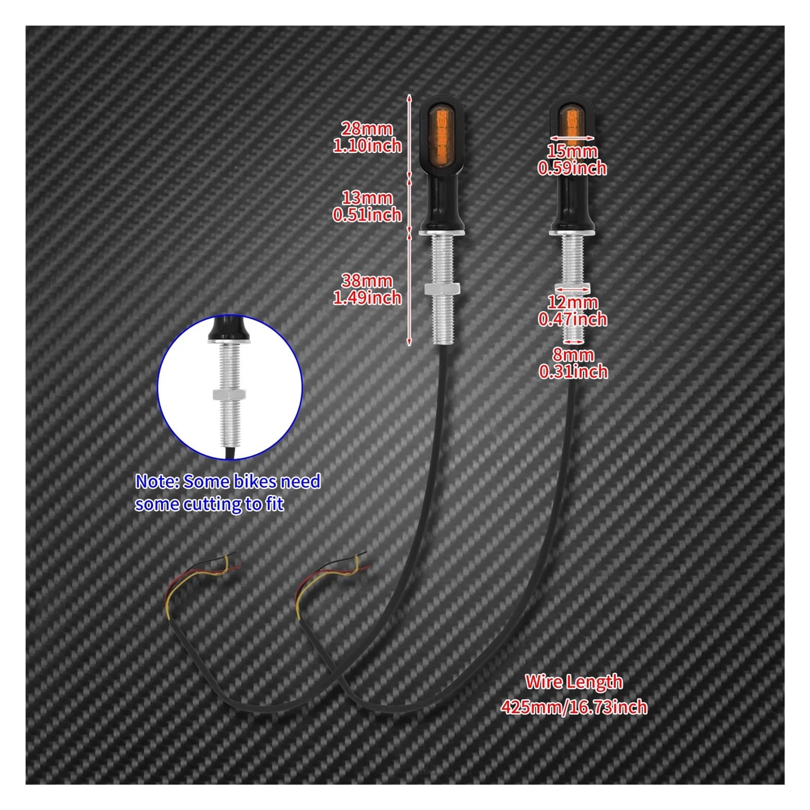 Motocicletta Freno Fanale Posteriore Indicatore di direzione posteriore a LED per moto, lampada di segnalazione di marcia per Sportster XL, Bobber e Chopper