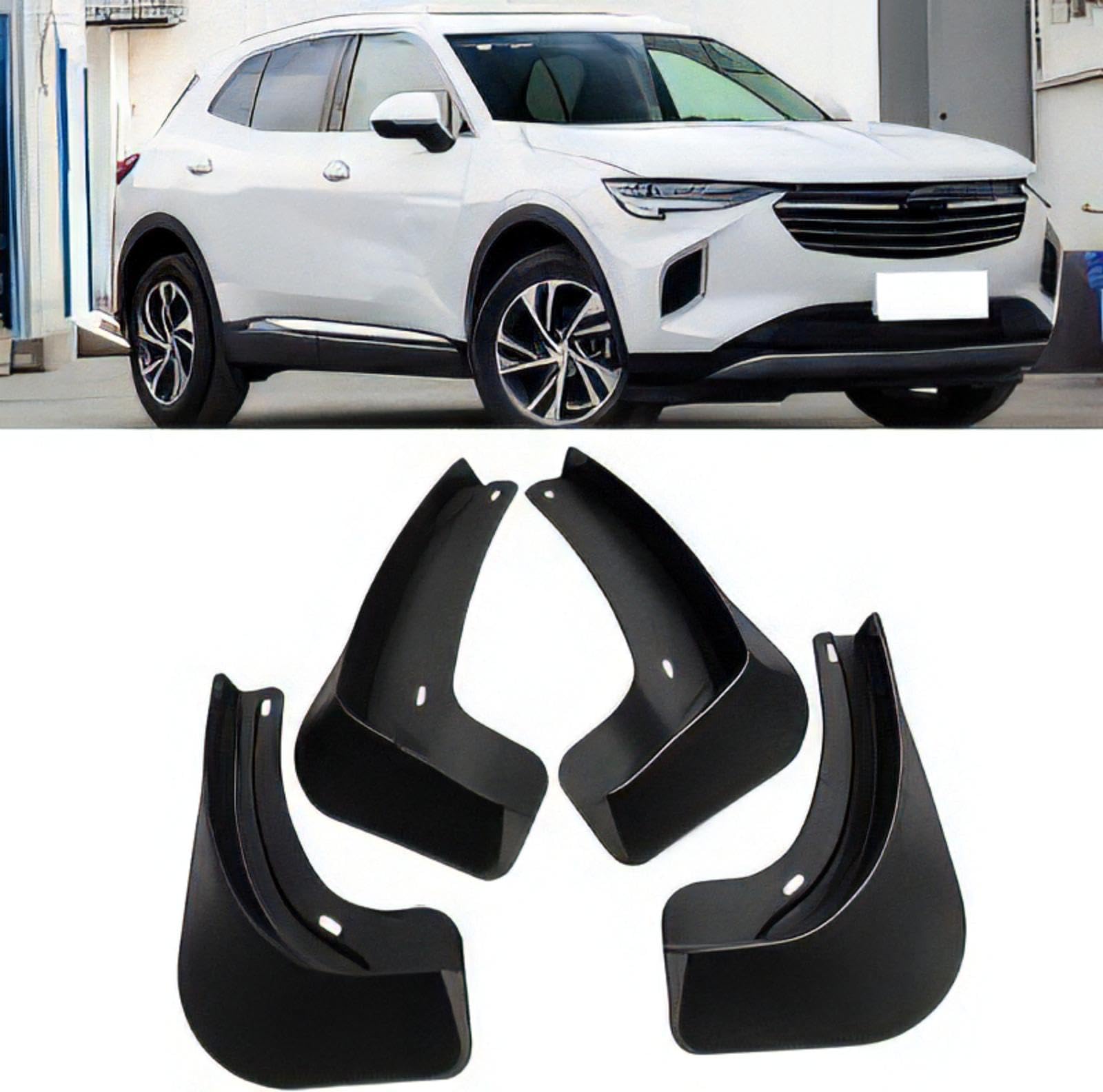 Ailes pour Buick Envision 2021-2022 garde-boue robustes sur mesure sans perçage