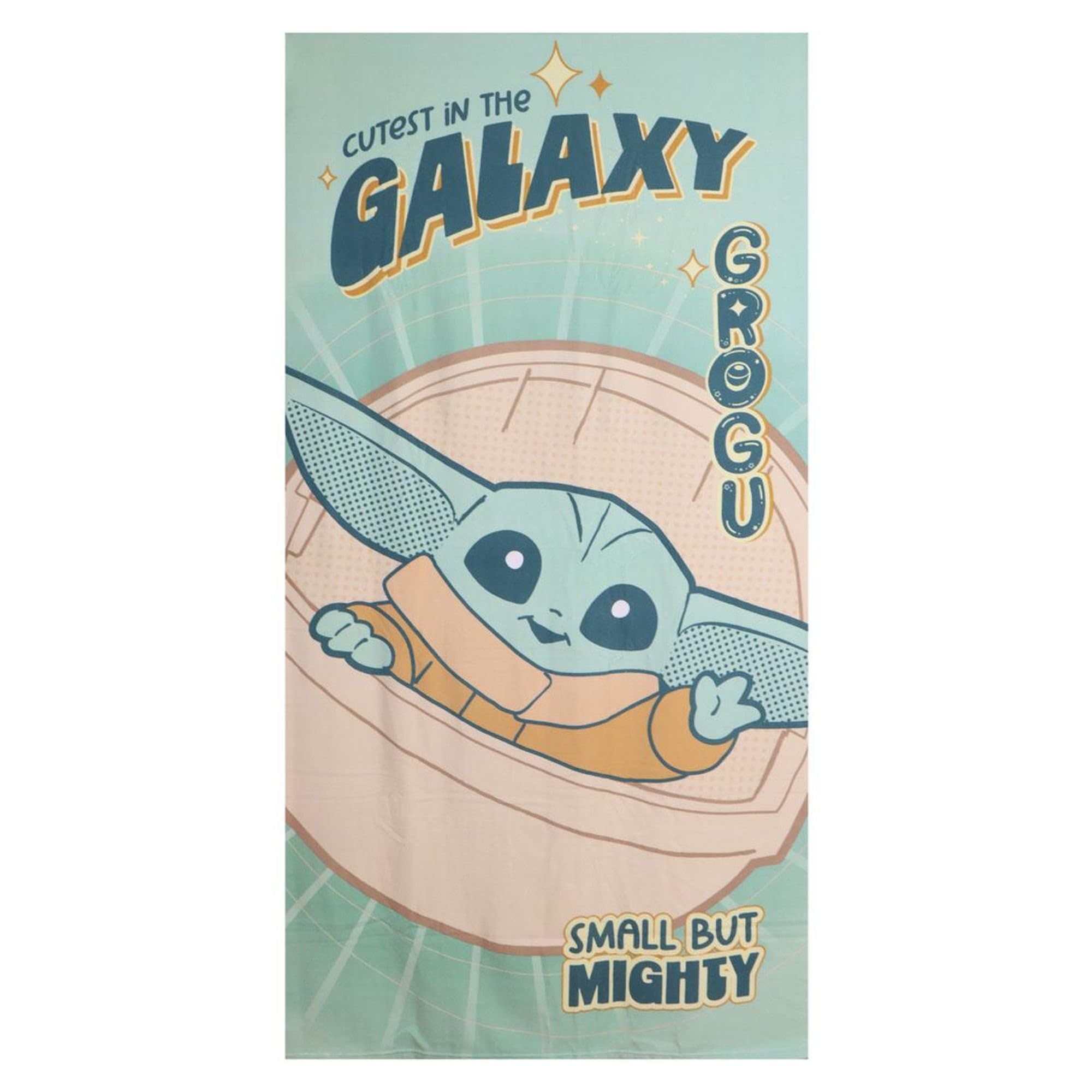 CERDÁ LIFE'S LITTLE MOMENTS Toalla Microfibra niños The Mandalorian para baño y Playa – Toalla Microfibra niños con diseño Infantil y Uso Diario